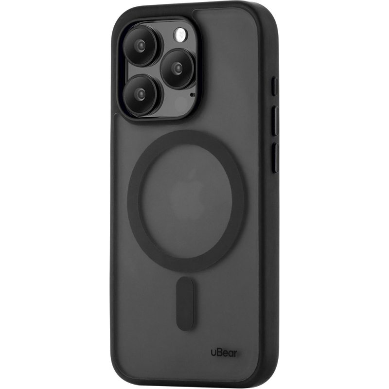 CS287BL61PMT-I23M Чехол защитный uBear Cloud Mag Case, iPhone 15 Pro, MagSafe, черный